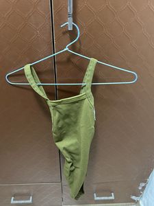 Mehendi Green Bodysuit