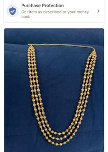 Combo Set Pure silk Saree with beautiful Mala