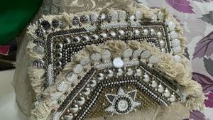 Bohemian Beaded Clutch with Fringe &amp; Coins