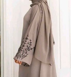 Embroidered Abaya Gown