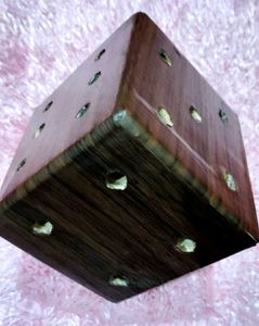 Big Wooden Dice Showpiece