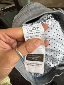 New Koovs Knee Slit Jeans( clearing sale)