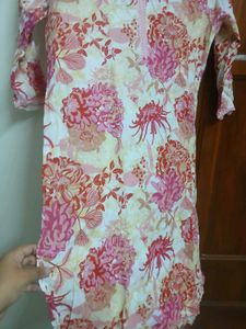 Floral Print Kurta