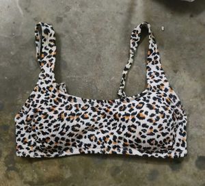 Leopard Print Sports Bra