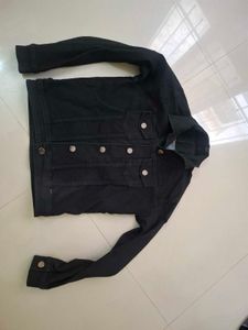 Classic Black Denim Jacket
