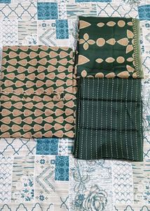 Elegant Green Pashmina suit set Fabric