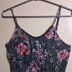 Floral Print Jumpsuit with Pockets