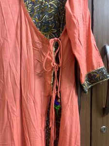 Beautiful Coral Printed Kurta