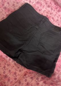 Stylish Black Denim Shorts for Women