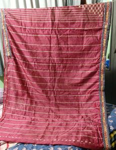 Kota Saree with Sequin Border