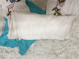 Stylish Teal Kurti with pants
