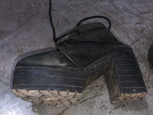 black boot