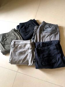 Men's Cargo Pants Bundle of 5