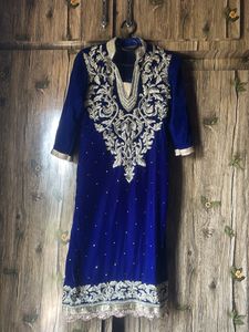 Elegant Velvet Kurta