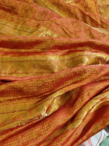 Elegant Silk Saree with Gold Zari