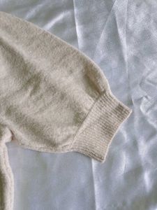 Puff Sleeve Knit Sweater