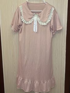 Vintage Pink Lace Dress