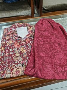 Floral Print Kurta Set
