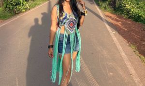 Boho Fringe Crochet Top