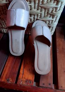 Neutral Slide Sandals