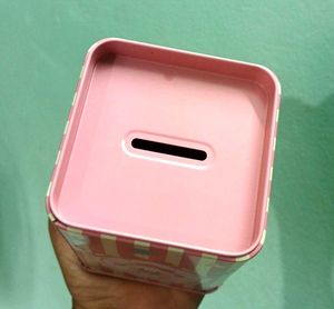 bunny tin money bank