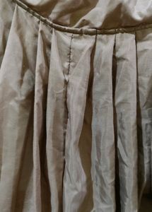 Handstiched Beige Dhoti Pant
