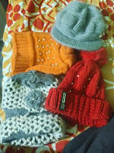 Winter Hats and Neck Warmer Set
