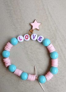 Cute 'Love' Beaded Bracelet