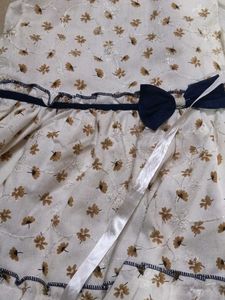 Cute Floral Print Baby Dress