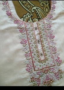 Embroidery Suit With Banarasi Duptta🧡🩷