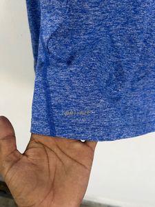 Nike Blue Long Sleeve Top
