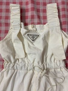 Cute White Jumpsuit