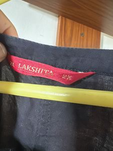 Laks*ita Black printed Kurta
