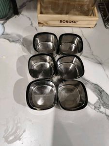 sumit Set of 12 Stainless Steel Small Bowls