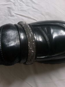 Chunky Loafers with Rhinestone Detail