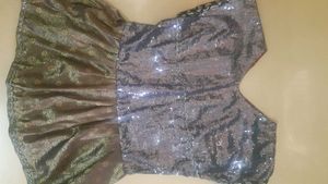 Sequin &amp; Ruffle Party Top