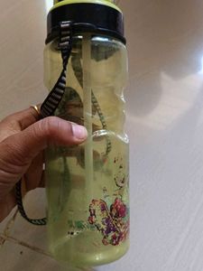Reusable Water Bottle with Straw