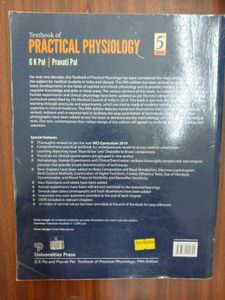 Medical Textbook of Practical Physiology GK PAL