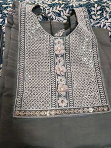 Elegant Grey Kurta Set