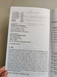 Singhal's Criminal Law Part-I (I.P.C.)