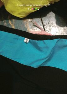 Stylish Black &amp; Blue Athletic Pants