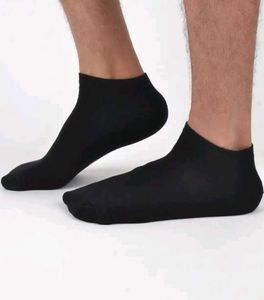 Pack of 2 black ankle socks