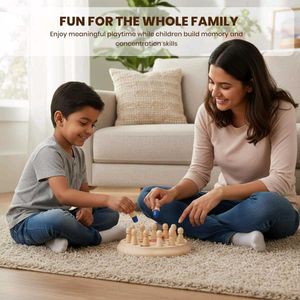 Wooden Memory Game &amp; Dice Set