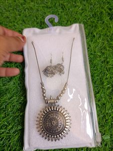 New Sliver Oxidized Jewellary Set