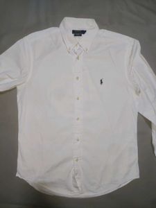 Polo Ralph Lauren White Button-Down Shirt