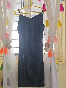 Sparkly Black Mini Dress