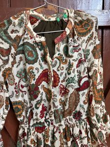 Bohemian Paisley Print Dress