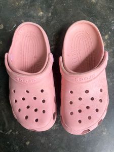 Pink Crocs