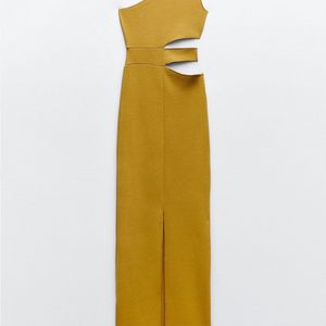 Zara New Celeb Style Cutout Sexy Midis Dress