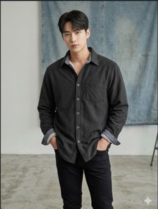 Nicole St. Gilles Paris- Sherpa Lined Shirt-Shaket
